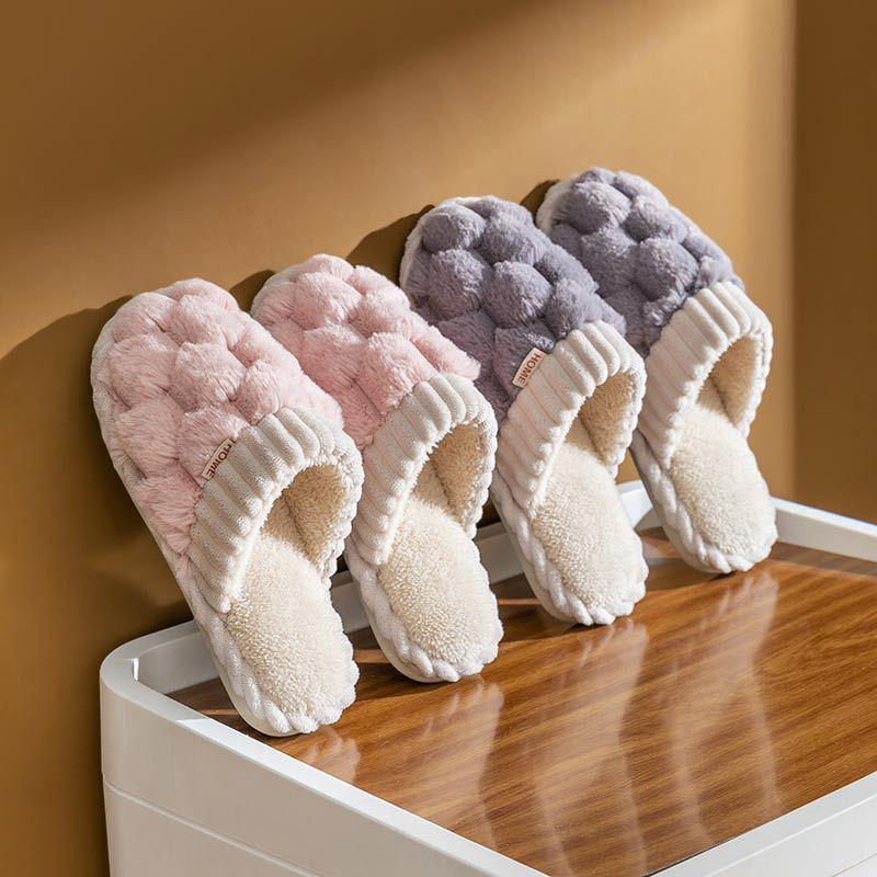 Men Women Home Slippers Autumn and Winter Classic Shoes