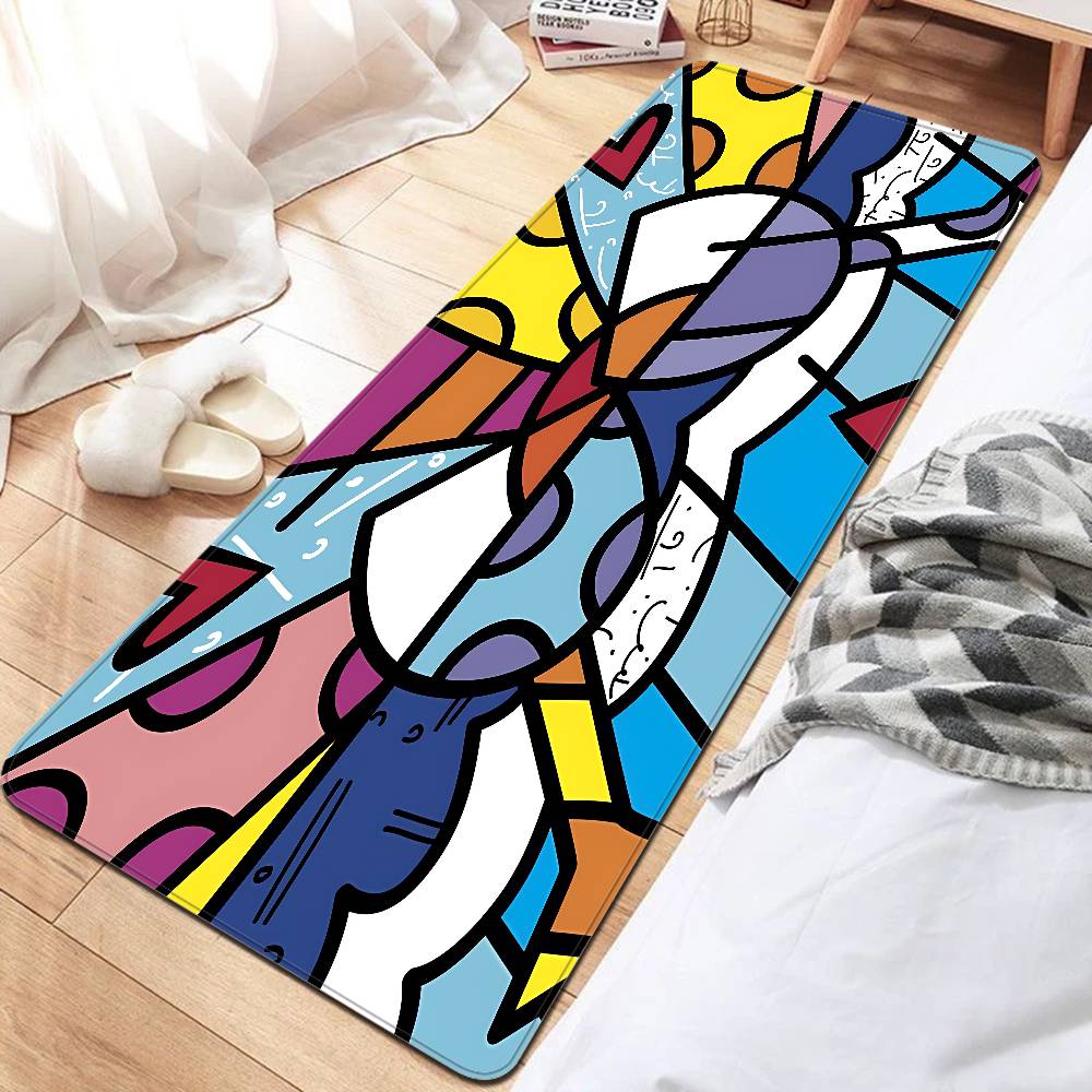 B-Britto Kitchen Mat Cheaper Anti-slip Modern Living Room Balcony Printed Modern Home Decor