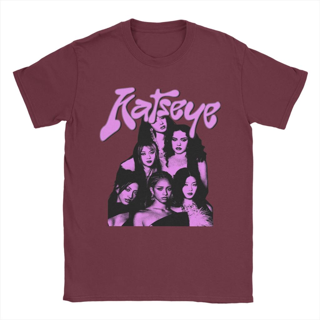 Katseye Kpop Girl Group TShirts for Unisex Unique 100 Cotton Tees Crewneck Short Sleeve T Shirt Plus Size Clothing