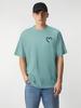 Simple Design Men Short Sleeves T-shirt 100% Cotton Casual Tee Large Size