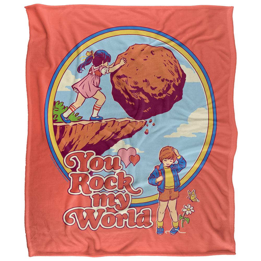 Steven Rhodes You Rock My World Soft Touch Blanket