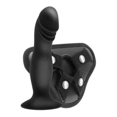 Секс-игрушки - S Pleasures - НАБОР РЕМНЕЙ - Dildo Noir - Регулируемый - Стимуляция точки G