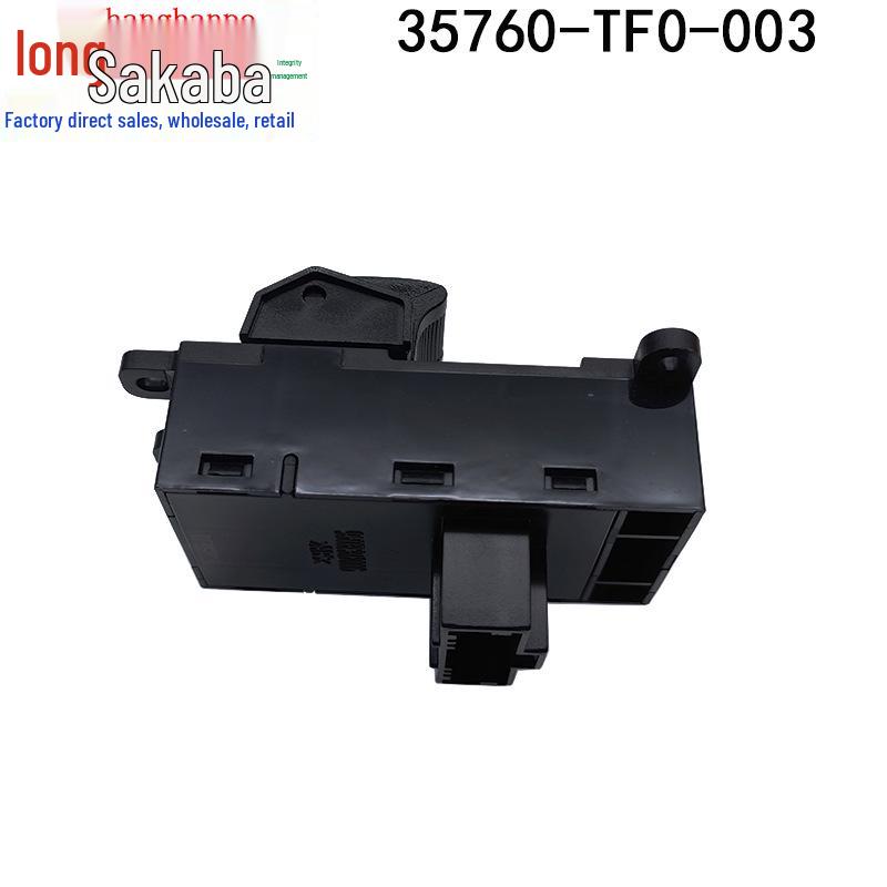 35760-TF0-003 Power Window Switch Compatible with Honda Civic, Crider, and Fit, Front and Rear.