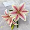 Luxury Lily 3d Printed Fake Flowers For Wedding Celebrations And Studio Use