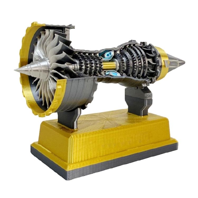 Hands On Turbofan Engine Model Kit with 3D Printing for Teen Hobbyists STEM Education & Display Classroom Demonstrations