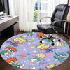 1pc Rugrats Space Office Round Area Rug, Bedroom Living Room Home Decor, Room Deco,  Offic a1016101