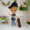 ICY DBS Blyth кукла 1/6 bjd игрушка шарнирное тело темная кожа афро волосы 30 см кукла аниме девушки