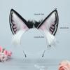 Lolita Style Hairhoop Fox Ear Hairband Bendable Ear Headband Costume Hairhoop Female Theme Party Subculture Headwear