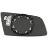 BMW 5 E60 / E61 03-10 mirror insert HEATED BLUE left
