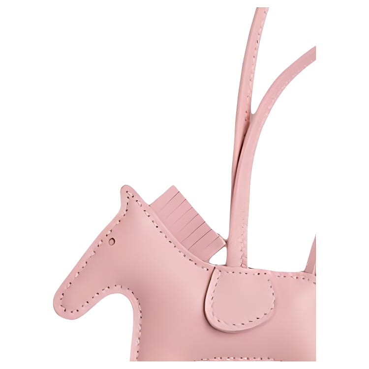 HERMES Rodeo Milo Lambskin Bag Charm Bag Merch Small Women's Cherry Blossom Pink H064929CAFL
