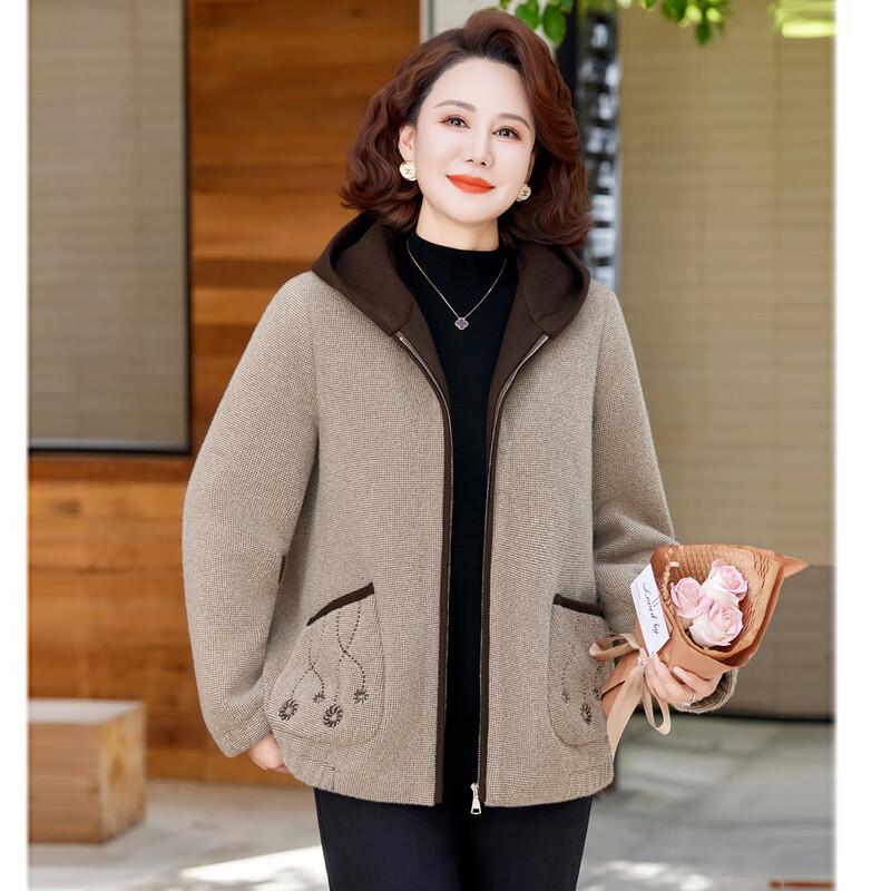 Women's Faux Mink Velvet Hooded Autumn/Winter Coat