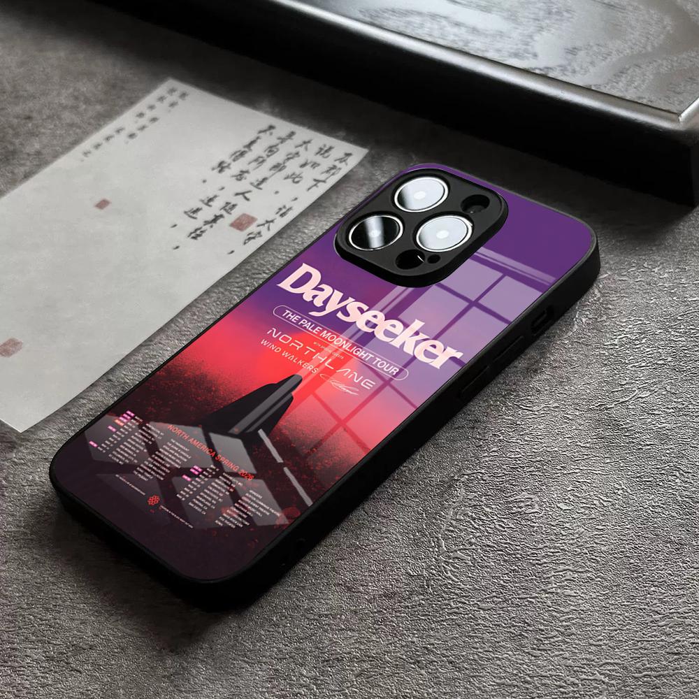 Чехол для телефона с ремешком Dayseeker для 17 Pro Max IPhone 16 Pro 15 12 11 13 Mini X XR XS 14 Plus SE Стеклянная крышка