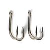 Двойной крючок, металлические рыболовные крючки, длинные остроконечные крючки для пруда, озера, реки