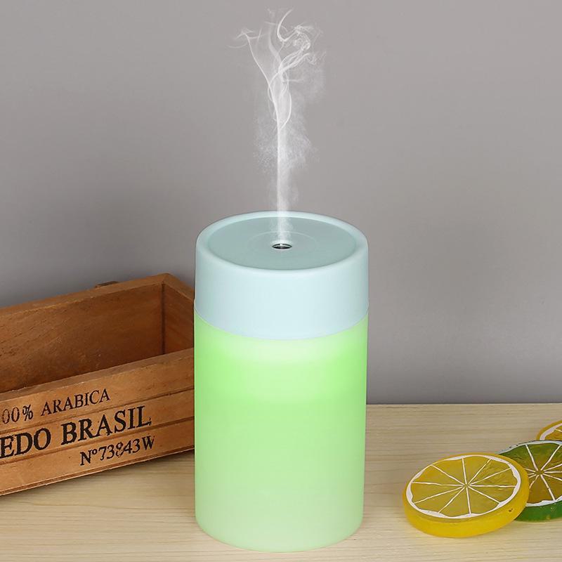 Креативный USB-увлажнитель воздуха с функцией ароматерапии и эффектом дыма и древесной фактуры с возможностью нанесения индивидуального логотипа