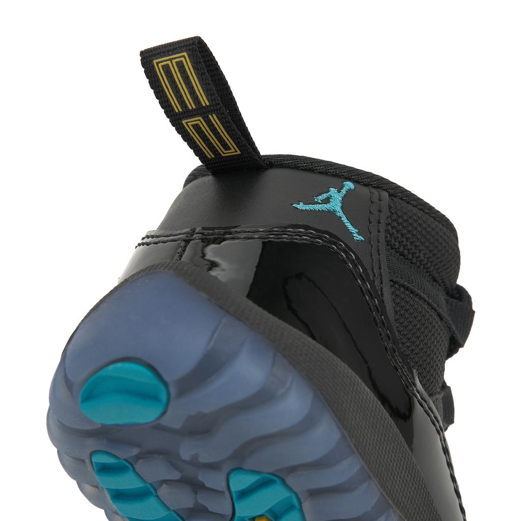 Air Jordan 11 Retro TD Gamma Blue 2025 Детские кроссовки Черный Varsity-Maize 378040-047