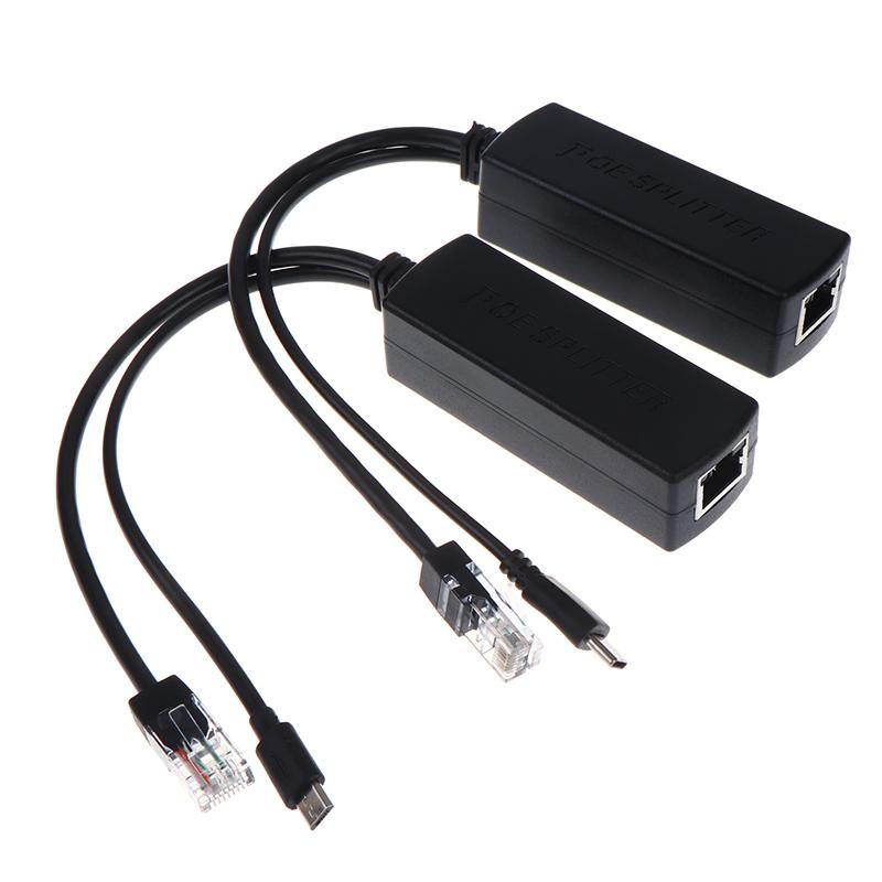 DC48V на 5V Micro USB PoE-разветвитель PoE-коннекторы Адаптер Кабель-разветвитель Модуль питания IP-камеры Ethernet 100 Мбит/с