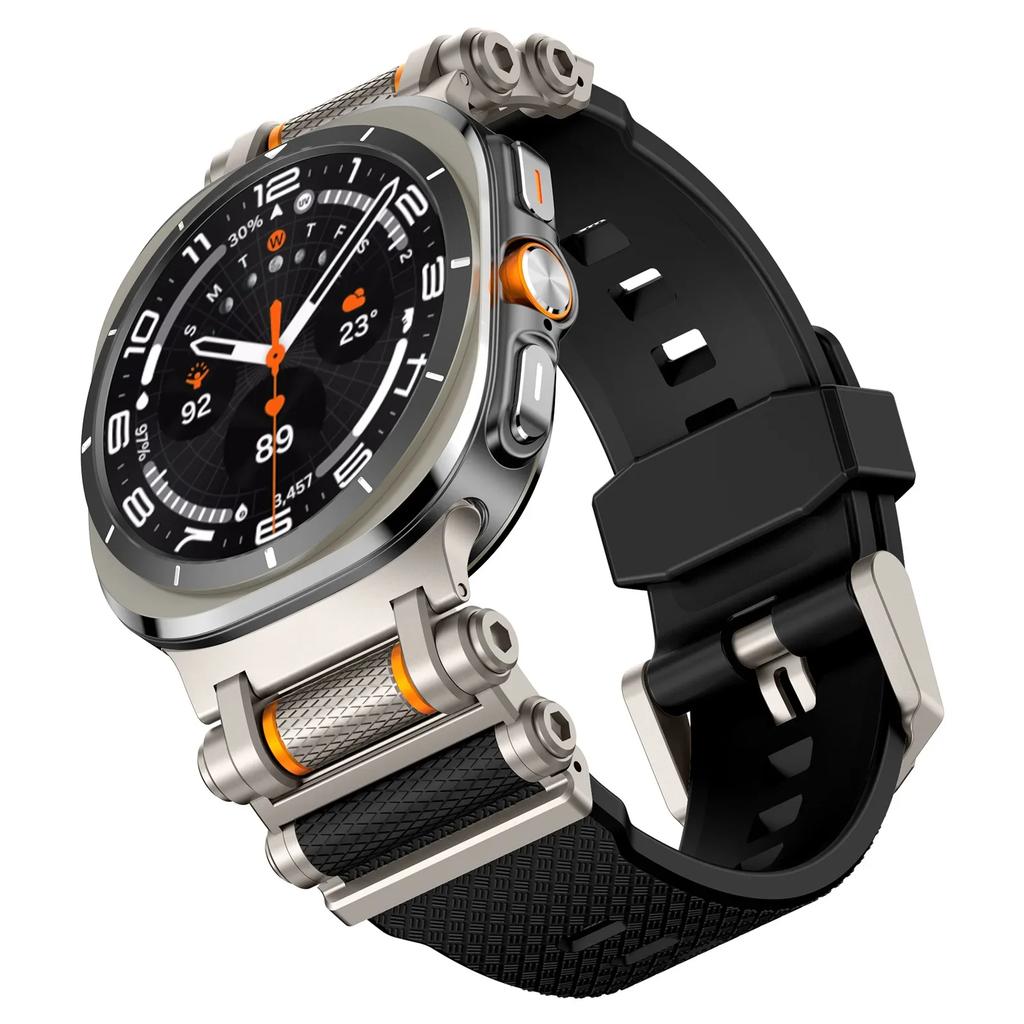 Резиновый спортивный ремешок для Samsung Galaxy Watch 7 Ultra 47 мм Силиконовый браслет для Galaxy Watch Ultra 47 мм Запасные аксессуары