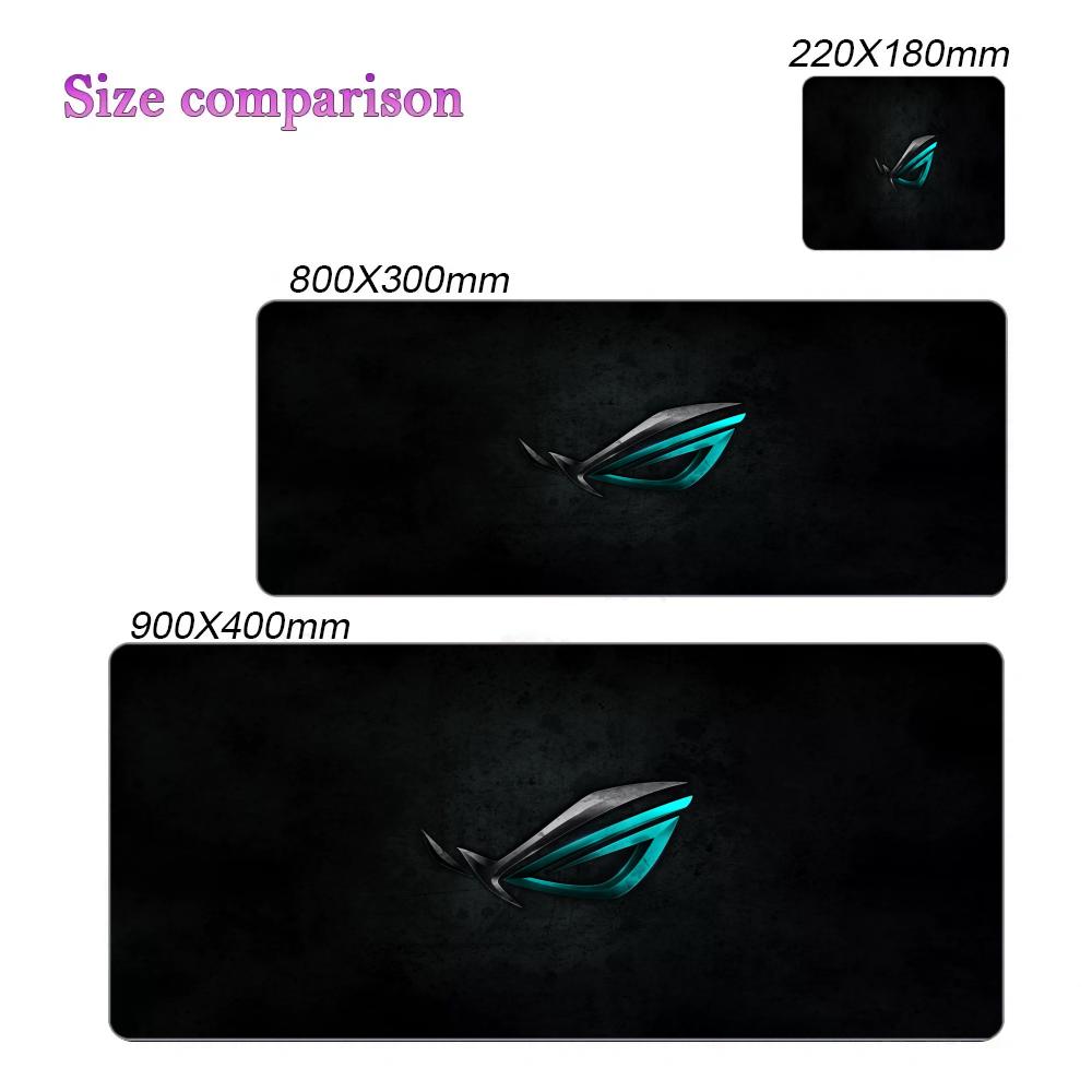 1pc Large Gaming Mouse Pad ROG Circuit Board Design Anti-Slip Rubber Base Extended Desk Mat for Office Gaming Setup PC Accessory