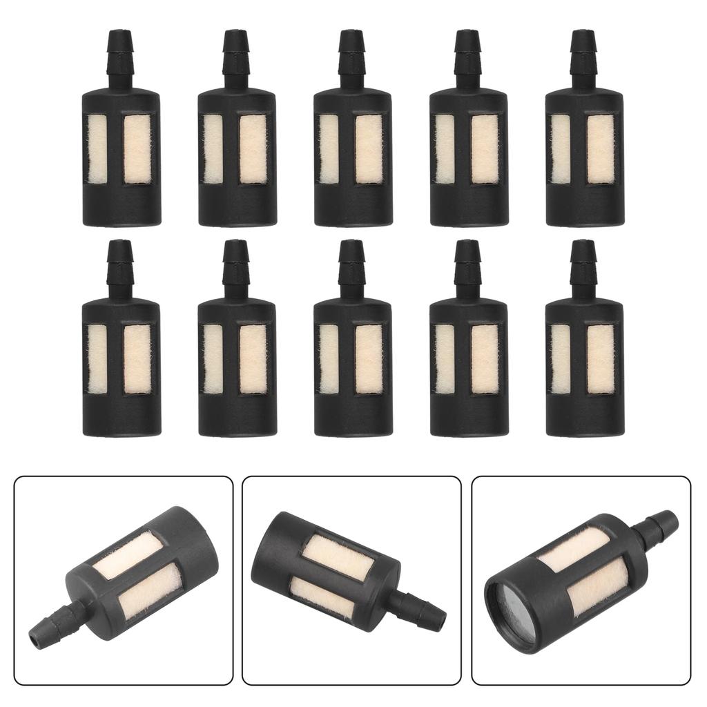 10 шт. общий топливный фильтр для бензиновой садовой техники триммер для травы бензопила топливная линия газонокосилка части аксессуары для сада