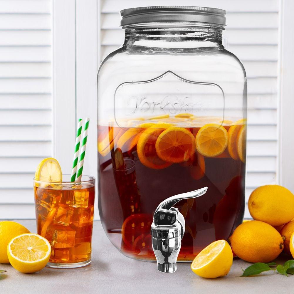 Glass jar for drinks with tap 4L ORION 125968