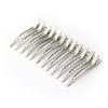 12 шт. Зажим для разделения волос из нержавеющей стали с круглым кончиком, профессиональная тугая заколка для укладки волос