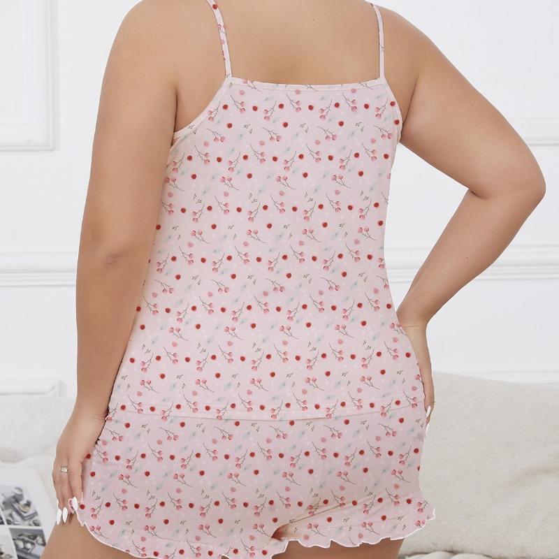 Женский комплект из пижамы и шорт весна/лето для дома свободный комплект из двух предметов с шортами на шее