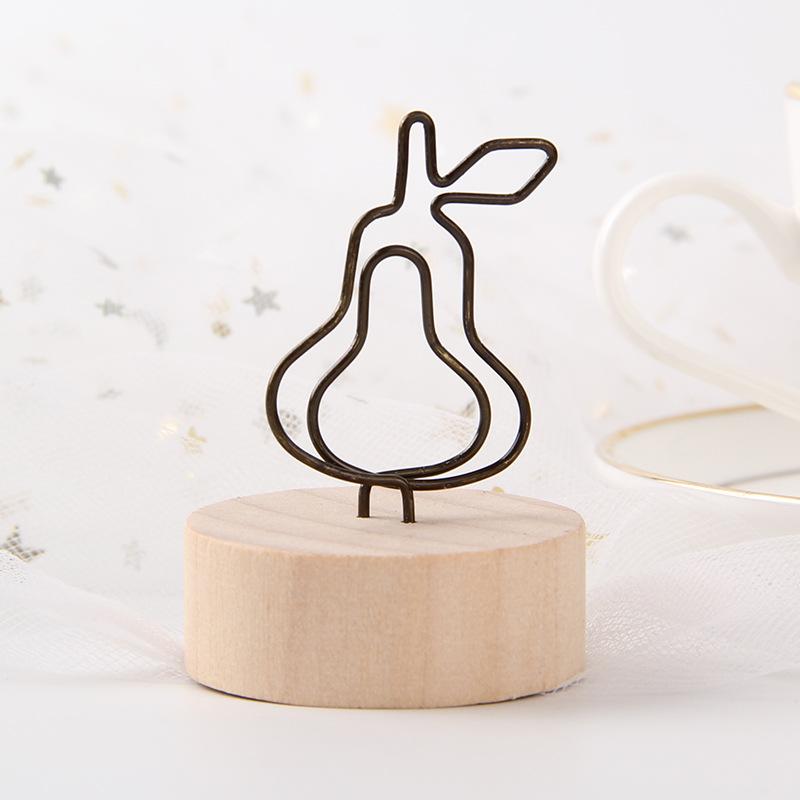 Деревянный держатель для заметок в стиле ретро