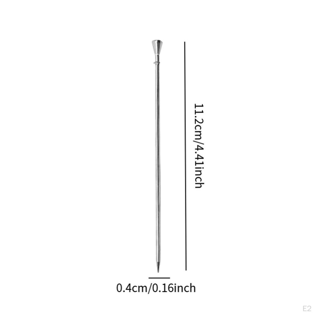 20 шт. фруктовые шпажки для коктейлей креативные палочки из нержавеющей стали для десерта
