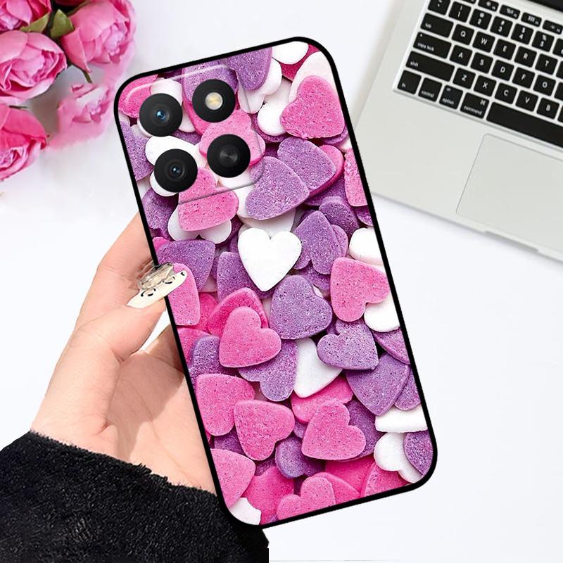 Чехол для Honor X8c HonorX8C Мягкий силиконовый ТПУ Милый Астронавт Печать на телефоне Чехол Для Huawei Honor X8c Чехлы ABR-LX3 Fundas Capa