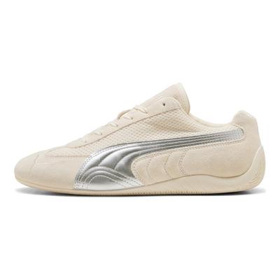 Speedcat Premium Frosted Ivory Matte Silver Unisex Sneakers Cream 403902-01