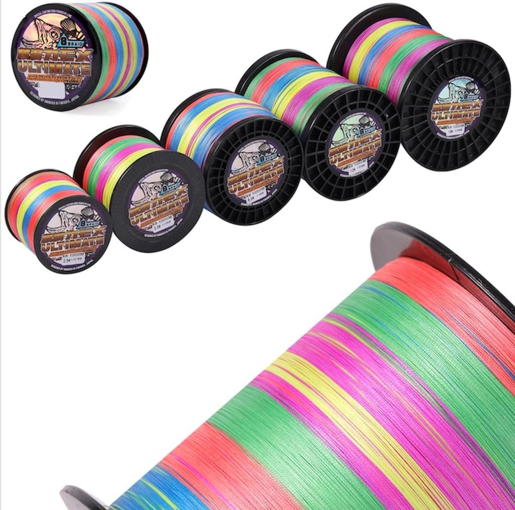 Леска для рыбалки Wandering Seagull PE Line 1 1000 м 5 цветов многоцветная 8 штук 18 фунтов максимальная мощность морской окунь волосатый хвост голубая рыба береговая джиггинг Tairuba