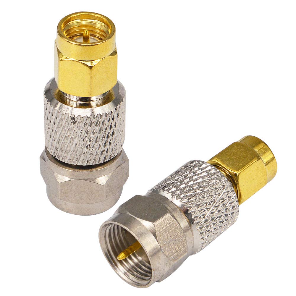 Leeyovk SMA F тип переходной разъем SMA штекер F тип штекер адаптер для преобразования антенны SMA F тип терминал штекер для преобразования антенны подходит для ТВ