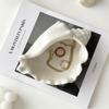 Conch Shape Ceramic Conch Shell Desktop Shell Jewelry Tray Decorative Key Bowl  Home