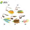 HENGJIA Willow Leaf Alloy Spinner Lure 17g - Anti-Snagging Artificial Bait