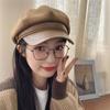 Fashion Woolen Winter Beret Hat Vintage Breathable Newsboy Pumpkin Hat Windproof Warm Peaked Hat for Women