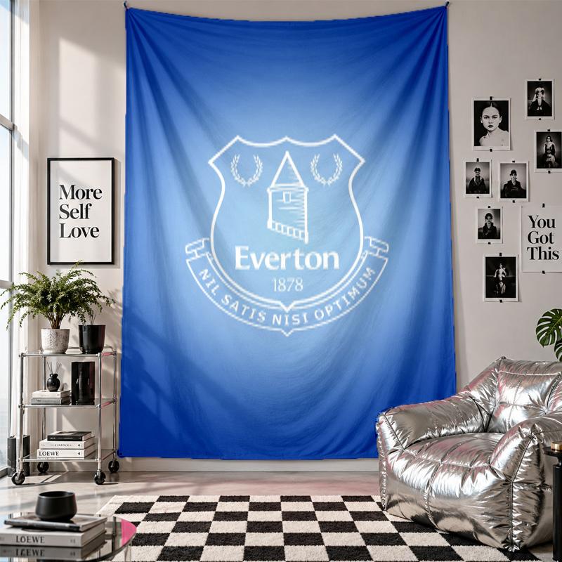 Футбольный Настенный Гобелен Everton Домашний Декор Настенное Полотно для Спальни Гостиной Фон