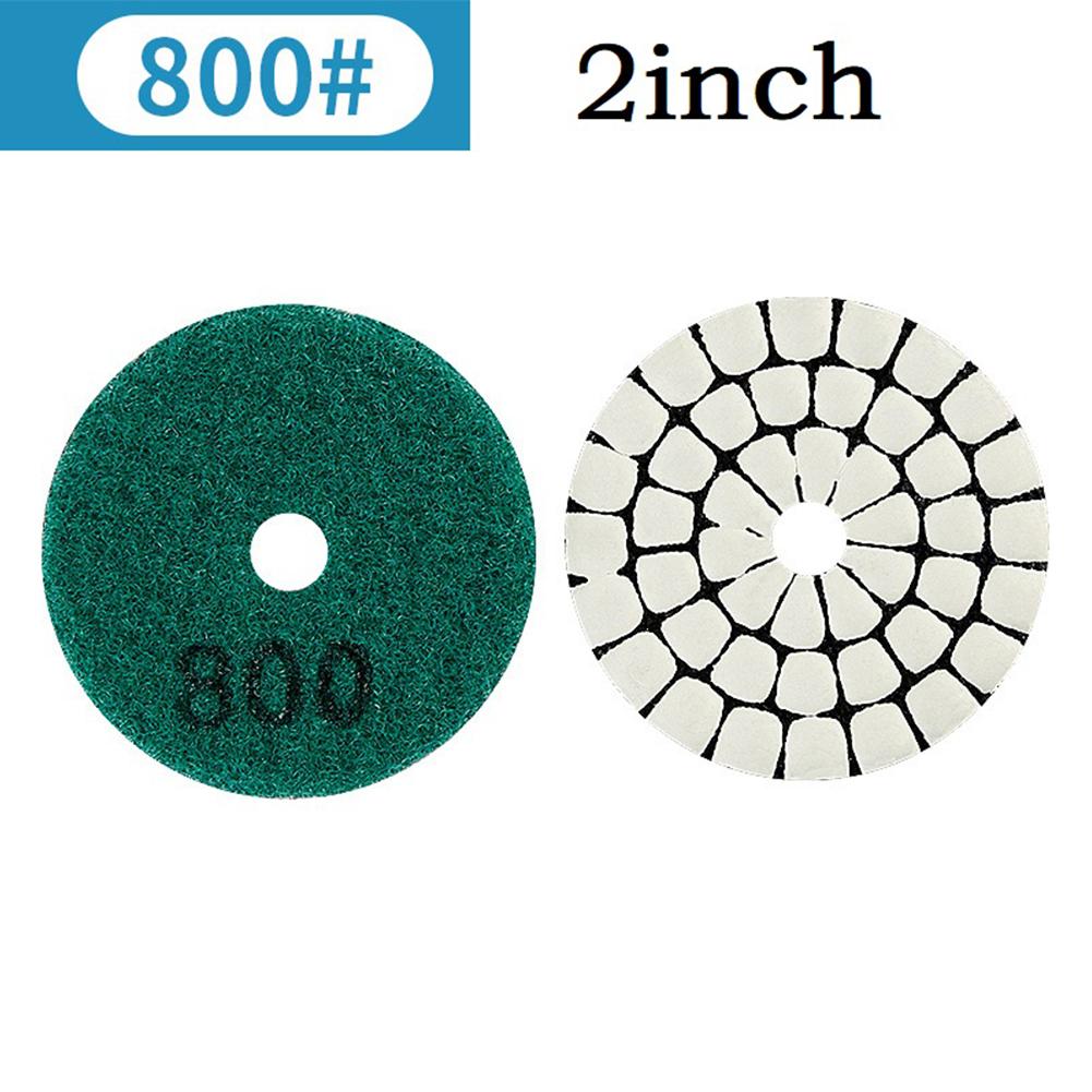2 Inch 50mm Diamond Dry Polishing Pad Type For Granite Marble Sanding Disc Diamond Polishing Pad Dry Flexible Resin Sanding Disc