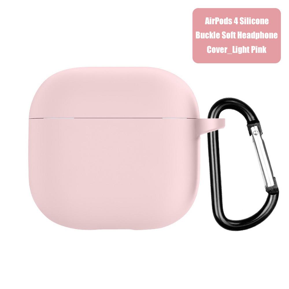 Для Airpods 4 защитный чехол силиконовый беспроводные наушники матовый Macaron сплошной цвет TPU окрашенный защитный чехол Air Pods 4