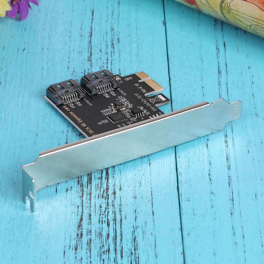 Адаптер PCI-E на SATA 3.0 6 Гбит/с Карта-контроллер PCI Express SATA 3.0 для Windows (р) XP/Server2003/Vista/7/8