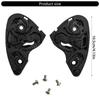 1 Pair Helmets Visors Base Plate & Screw Motorcycle Helmets Face Windshield Visors Base for CWR-1 Easy Installation