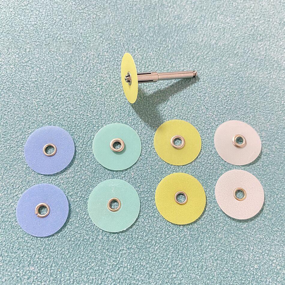 1 Коробка Полировочные диски для зубов Отбеливание зубов Смола Шлифовальная пластина Низкоскоростной наконечник Инструменты Материалы для отбеливания зубов