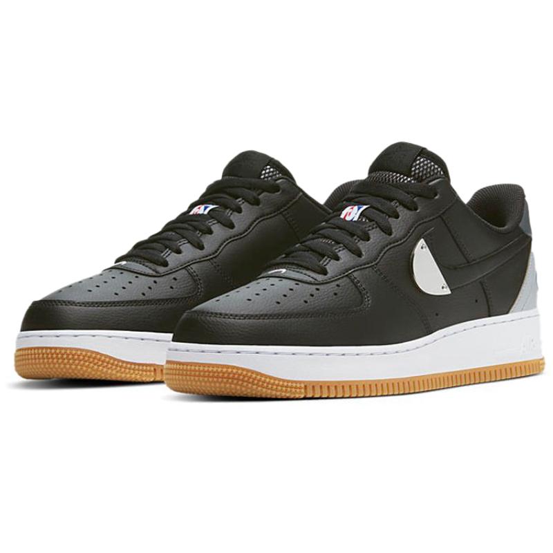 Nike Кроссовки Air Force 1 Low '07 Nba Черный Серебристый CT2298-001