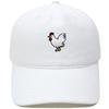 Fun Cock Embroidered Baseball Cap Animal Washed Vintage Daddy Hat Men's and Women's Casual Outdoor Sun Hat