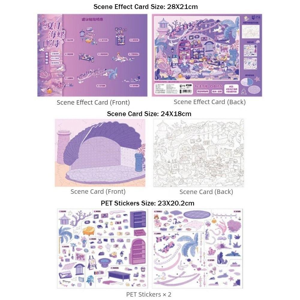 Стикеры «Сделай сам: Карманная сценка из хижины», «Цветочный тайный мир», «Миниатюрная сценка», Творческое рукоделие