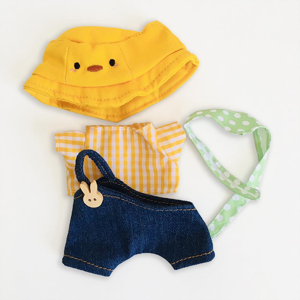 Одежда для кукол, совместимая с Labubu 6,7 дюйма, милая кукольная одежда, аксессуары для плюшевой куклы Labubu(НЕТ куклы)