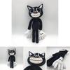 Серия Siren Head Плюшевая игрушка Черный кот Мягкая набивная кукла Идеально подходит для поклонников ужасов