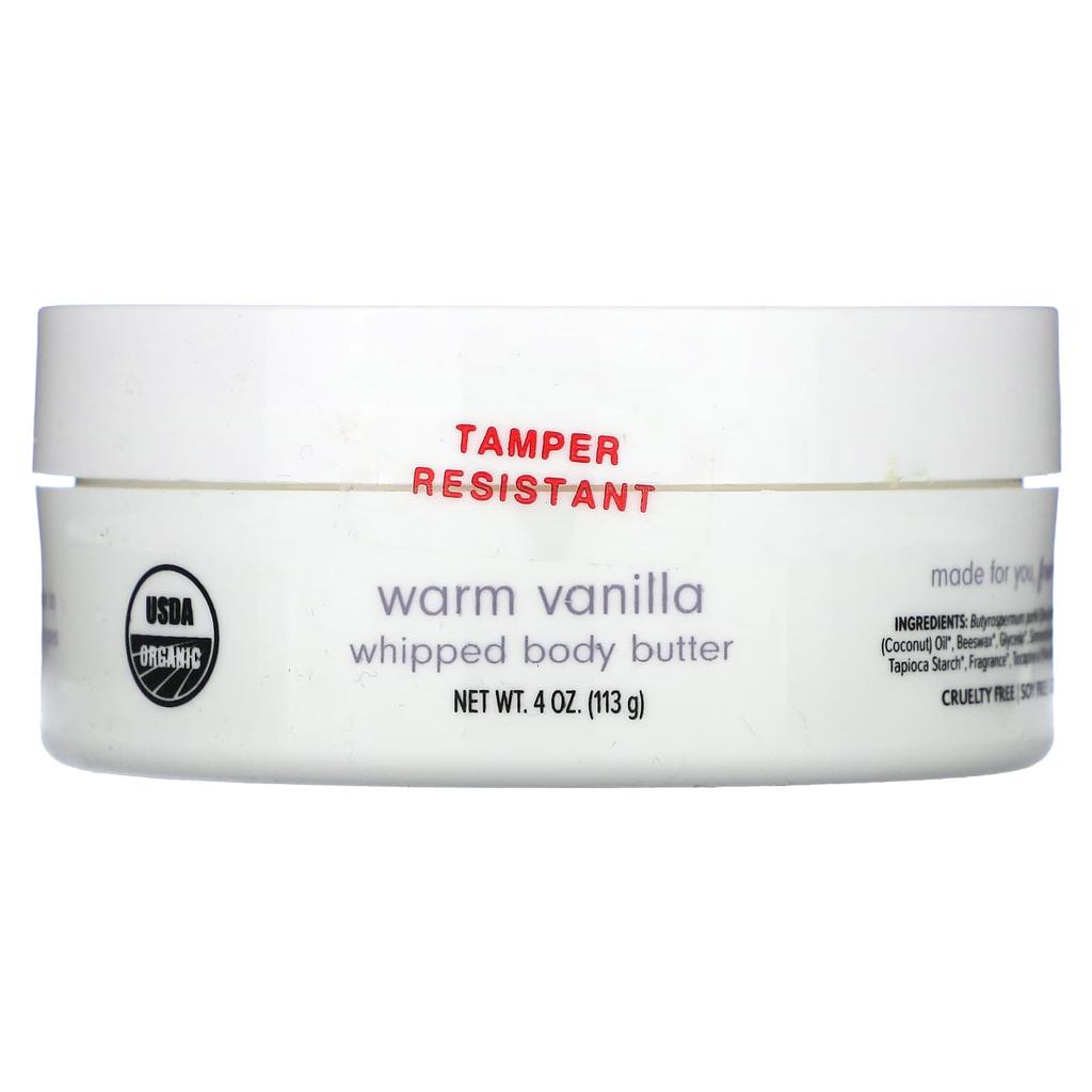Dr. Mercola Ola Botanicals, Whipped Body Butter, Warm Vanilla, 4 Oz (113 G)