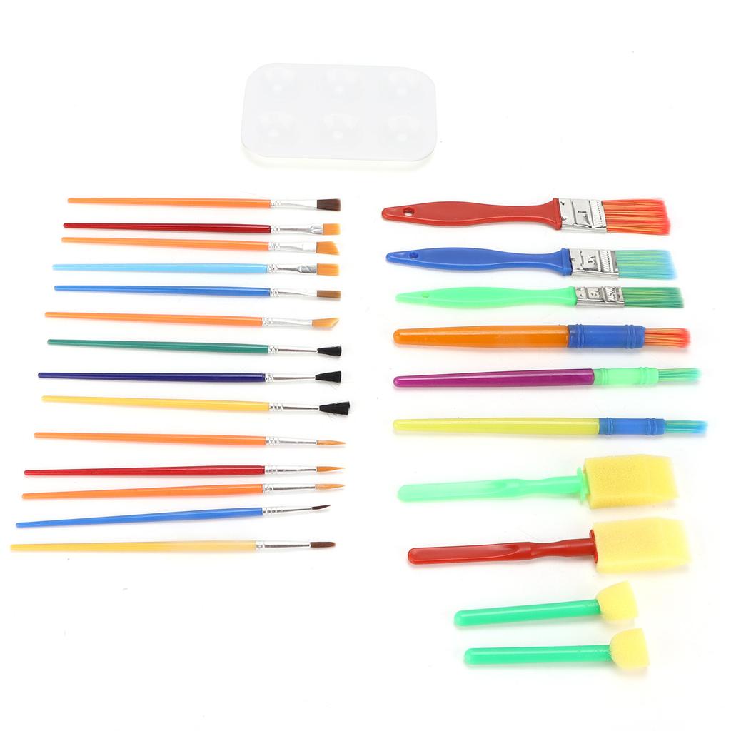 Painting Brush Set 20 Sizes Multifunctional Durable Portable Convenient Paintbrushes for Artist Students Kids