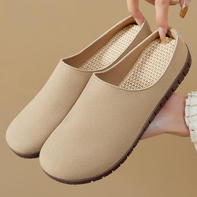 Тапочки женские новые туфли Boken легкие повседневные дышащие полуподнос мягкая подошва удобные женские туфли универсальная обувь