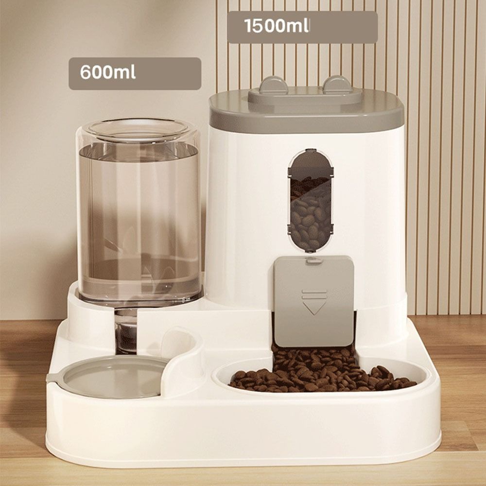 Dry Wet Separation Pet Water Dispenser Cat Dog Food Bowl Pet Kitten Bowl Accessories